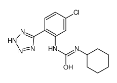 1-[5-chloro-2-(2H-tetrazol-5-yl)phenyl]-3-cyclohexylurea Structure