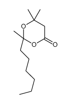 2-hexyl-2,6,6-trimethyl-1,3-dioxan-4-one结构式