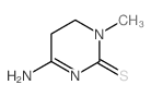 2(1H)-Pyrimidinethione,4-amino-5,6-dihydro-1-methyl-结构式