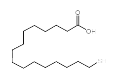 16-MERCAPTOHEXADECANOIC ACID Structure