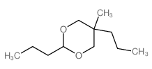 1,3-Dioxane,5-methyl-2,5-dipropyl- Structure