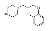 1-(2,3-dihydro-1,4-benzodioxin-3-ylmethyl)piperazine Structure