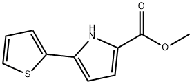 Methyl 5-(thiophen-2-yl)-1H-pyrrole-2-carboxylate structure