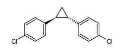 rac-trans-1,2-bis(4-chlorophenyl)cyclopropane结构式