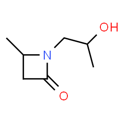 2-Azetidinone,1-(2-hydroxypropyl)-4-methyl-(9CI)结构式