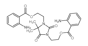 1,3-bis[2-[(2-aminobenzoyl)oxy]ethyl]-5,5-dimethylimidazolidine-2,4-dione picture