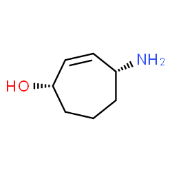 2-Cyclohepten-1-ol,4-amino-,(1S,4R)-(9CI) structure