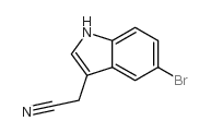 2-(5-bromo-1H-indol-3-yl)acetonitrile structure