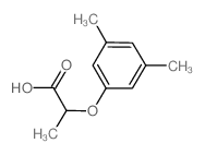 2-(3,5-二甲基苯氧基)丙酸结构式