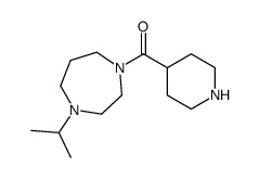 (4-Isopropyl-[1,4]diazepan-1-yl)-piperidin-4-ylmethanone structure