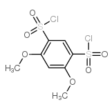 4,6-dimethoxybenzene-1,3-disulfonyl chloride结构式