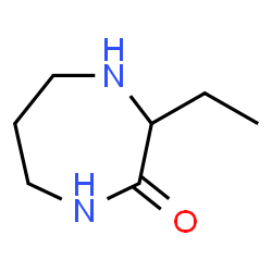 2H-1,4-Diazepin-2-one,3-ethylhexahydro-(9CI)结构式