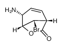 (1R,4R,5R,8S)-4-amino-8-bromo-6-oxabicyclo[3.2.1]oct-2-en-7-one Structure