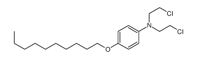 Benzenamine, N,N-bis(2-chloroethyl)-4-(decyloxy)- picture