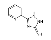 3-(吡啶-2-基)-1H-1,2,4-三唑-5-胺结构式