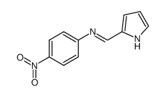 N-Pyrrolylmethylene p-nitroaniline结构式