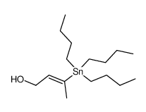 (E)-3-tributylstannanyl-but-2-en-1-ol结构式