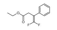 ethyl 3-phenyl-4,4-difluoro-3-butenoate Structure