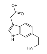 1H-Indole-3-aceticacid,6-(2-aminoethyl)-(9CI)结构式