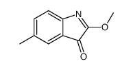 2-methoxy-5-methyl-indolin-3-one Structure