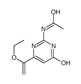 N-[6-(1-ethoxyethenyl)-4-oxo-1H-pyrimidin-2-yl]acetamide Structure