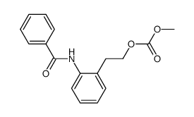 2-benzamidophenethyl methyl carbonate Structure