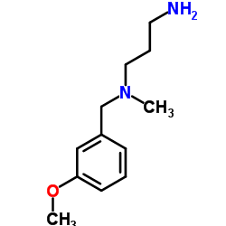 N-(3-Methoxybenzyl)-N-methyl-1,3-propanediamine Structure