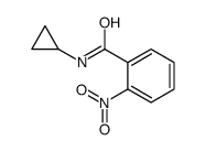 N-cyclopropyl-2-nitrobenzamide结构式