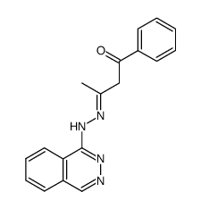 1-Phenyl-3-(phthalazin-1-yl-hydrazono)-butan-1-one Structure