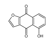 5-Hydroxynaphtho[2,3-b]furan-4,9-dione Structure