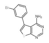 5-(3-bromophenyl)thieno[2,3-d]pyrimidin-4-amine structure