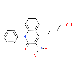 4-[(3-Hydroxypropyl)amino]-3-nitro-1-phenyl-2(1H)-quinolinone picture