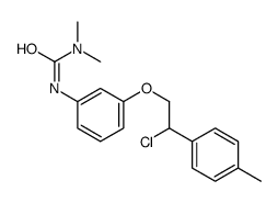 3-[3-[2-chloro-2-(4-methylphenyl)ethoxy]phenyl]-1,1-dimethylurea结构式