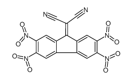 2-(2,3,6,7-tetranitrofluoren-9-ylidene)propanedinitrile结构式