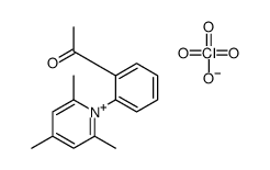 1-[2-(2,4,6-trimethylpyridin-1-ium-1-yl)phenyl]ethanone,perchlorate Structure