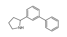 2-([1,1'-Biphenyl]-3-yl)pyrrolidine structure