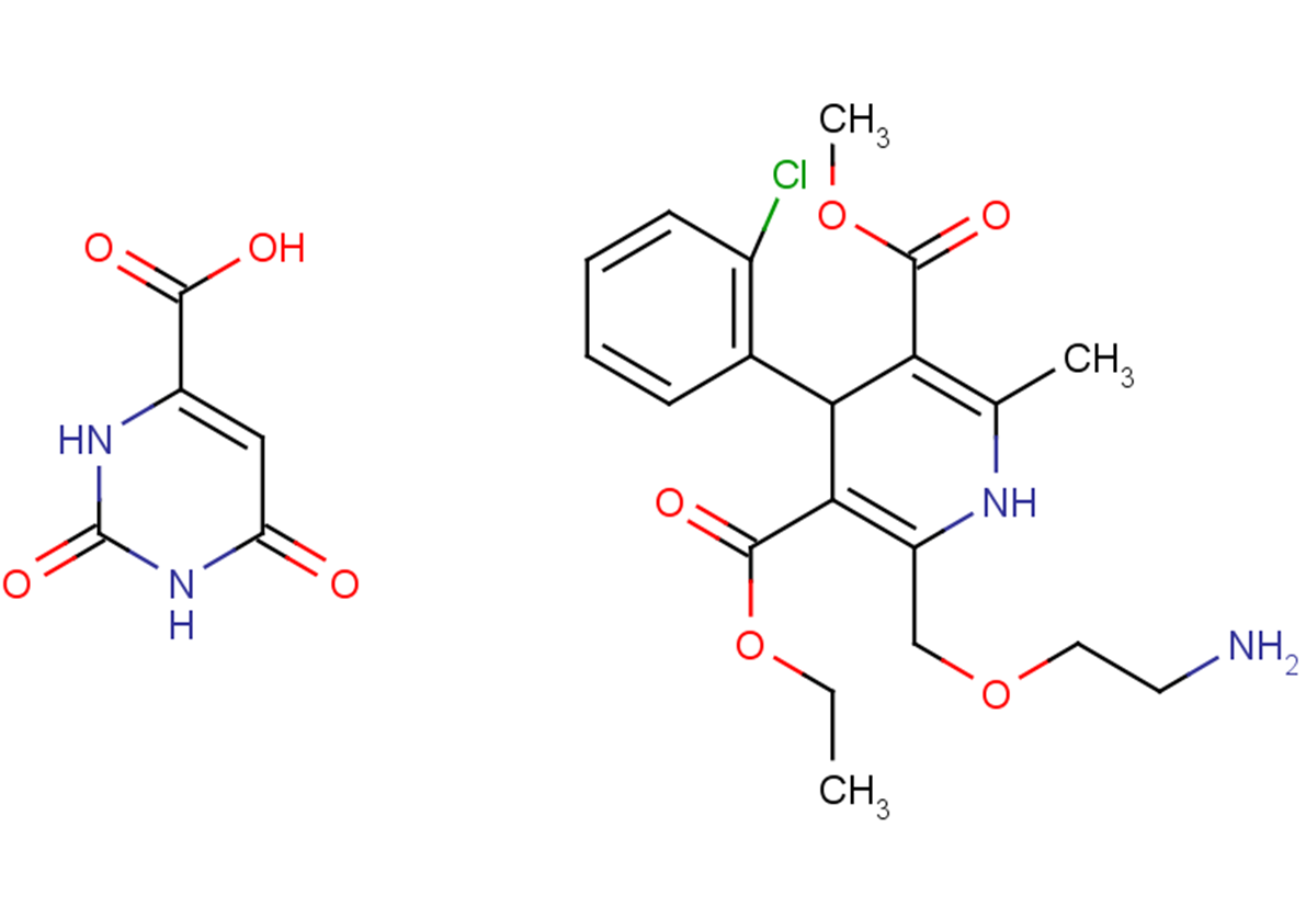 Amlodipine orotate Structure