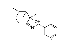 (1R,4R,5R)-4,6,6-trimethyl-3-(pyridin-3-ylmethylimino)bicyclo[3.1.1]heptan-4-ol Structure