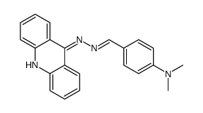 N-[(E)-[4-(dimethylamino)phenyl]methylideneamino]acridin-9-amine Structure