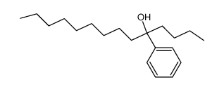 5-Phenyl-n-tetradecanol-(5)结构式