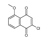 2-chloro-5-methoxy-1,4-naphthoquinone Structure