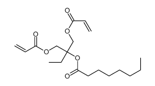 [1-prop-2-enoyloxy-2-(prop-2-enoyloxymethyl)butan-2-yl] octanoate Structure