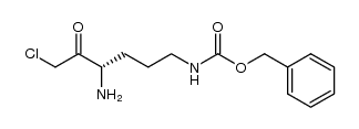 H-Orn(Z)-CH2Cl结构式