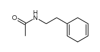 N-acetyl-1,4-cyclohexadiene-1-ethylamine Structure