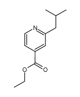 2-isobutyl-isonicotinic acid ethyl ester结构式