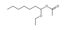 acetic acid-(1-ethoxy-heptyl ester) Structure