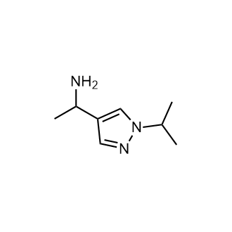 1-(1-Isopropyl-1H-pyrazol-4-yl)-ethylamine Structure