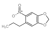 1,3-Benzodioxole,5-nitro-6-propyl- Structure