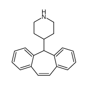 4-(5H-DIBENZO[A,D]CYCLOHEPTEN-5-YL)PIPERIDINE结构式