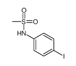 N-(4-iodophenyl)methanesulfonamide structure